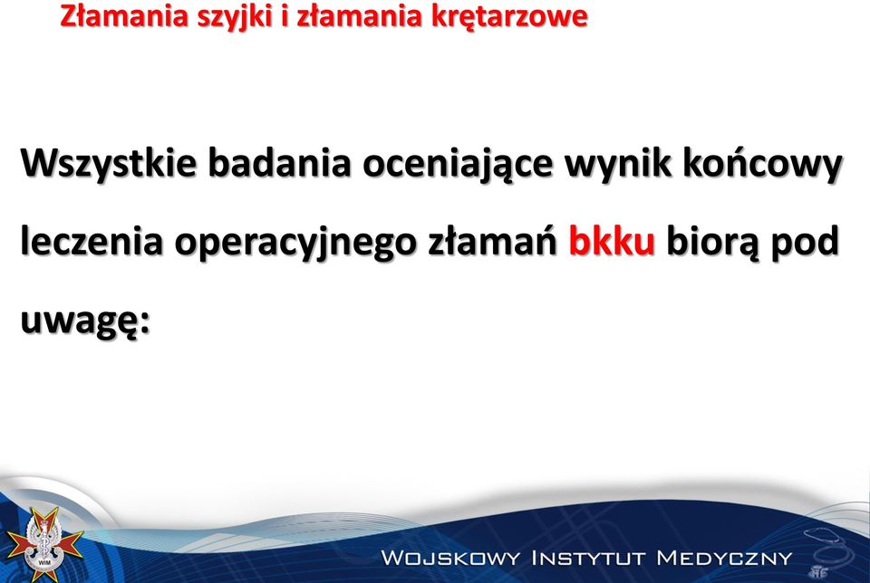 oceniające wynik końcowy