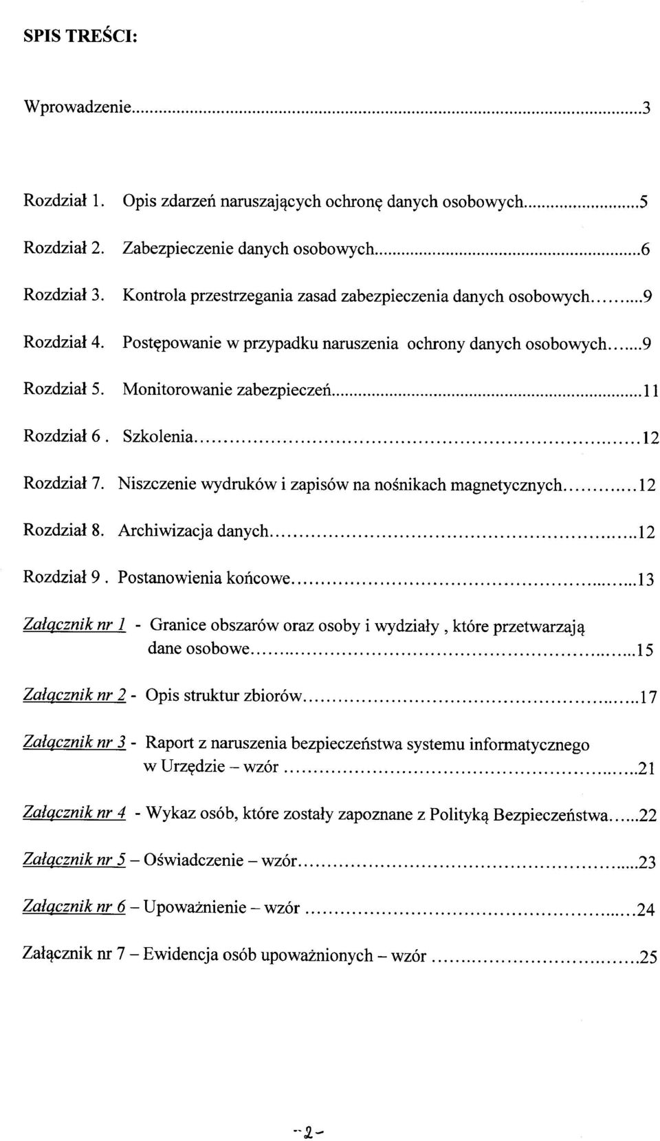 Załqcznik nr 3 - Raport z naruszenia