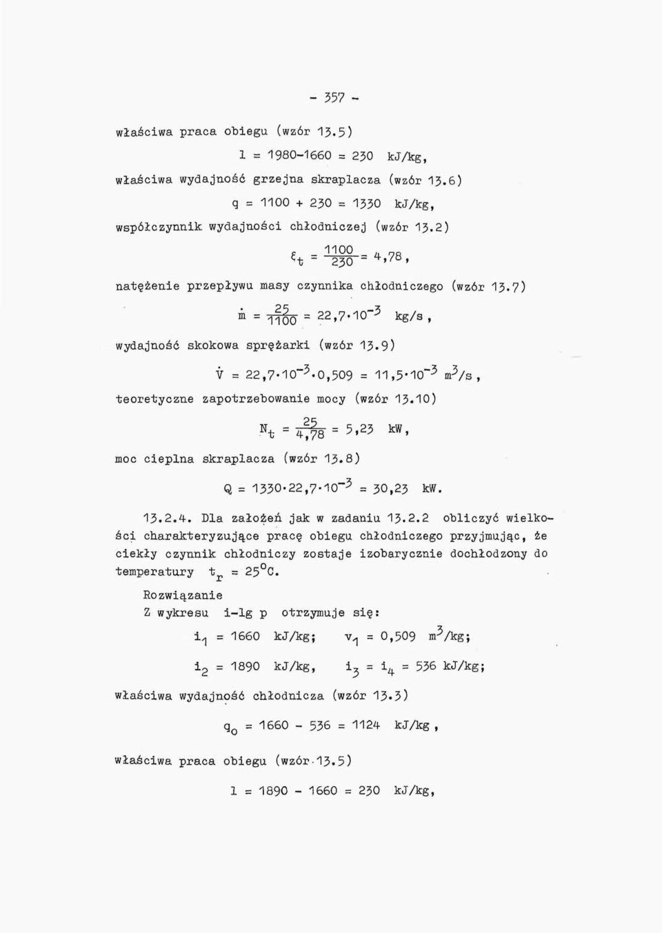 c = 1 - właściwa praca sprężania izoentropowego [kj/kg], 1 - właściwa praca  rozprężania izoentropowego - PDF Free Download