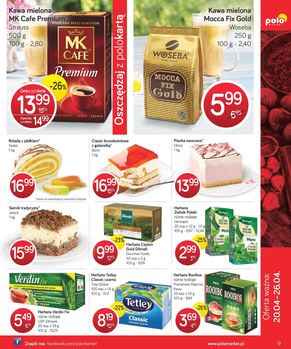 exp x 2 g 100 g - 9, 13 Herbata Zielnik Polski Herbapol 20 exp x 1,2 g - 1,5 g 100 g - 9,97-12,46-25% Herbata Verdin Fix USP Zdrowie 20 exp x 1,8 g 100 g - 15,25 Herbata Tetley Classic czarna