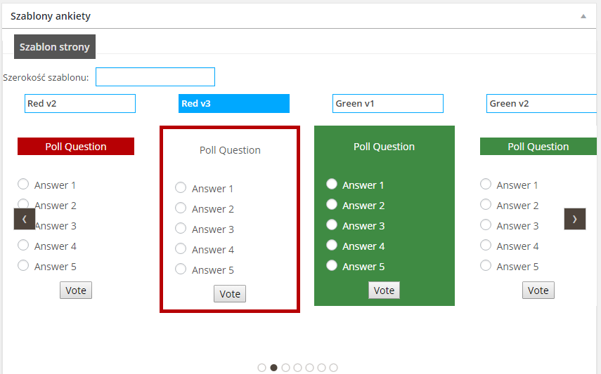 łatwe utworzenie ankiety i dodanie jej w treści dowolnego wpisu lub strony. 3.3.4.1.