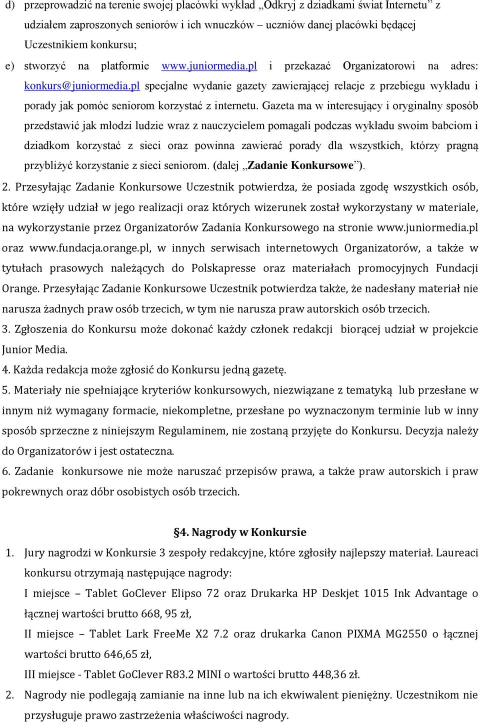 pl specjalne wydanie gazety zawierającej relacje z przebiegu wykładu i porady jak pomóc seniorom korzystać z internetu.