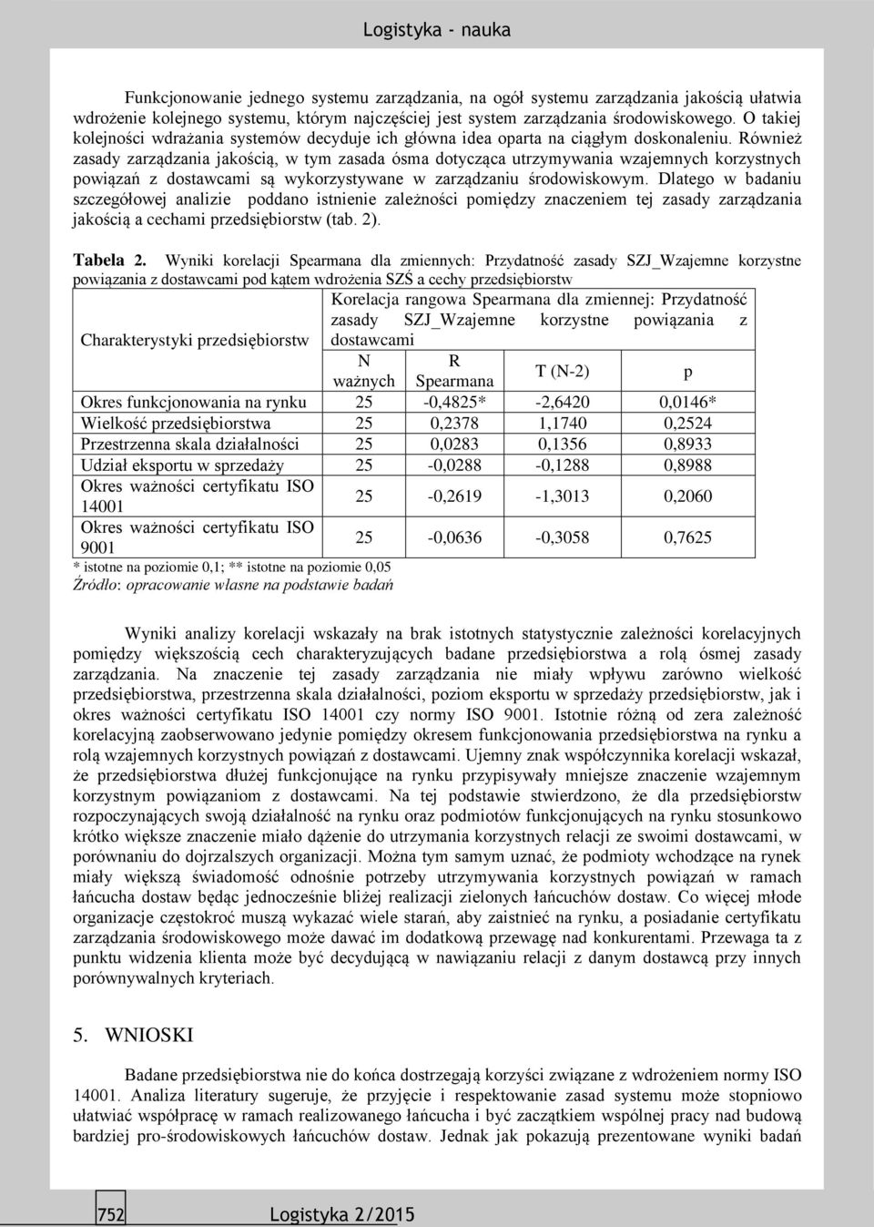 Również zasady zarządzania jakością, w tym zasada ósma dotycząca utrzymywania wzajemnych korzystnych powiązań z dostawcami są wykorzystywane w zarządzaniu środowiskowym.