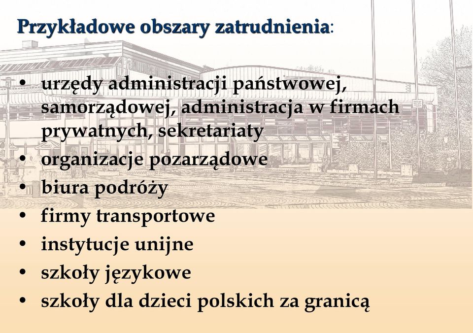 sekretariaty organizacje pozarządowe biura podróży firmy