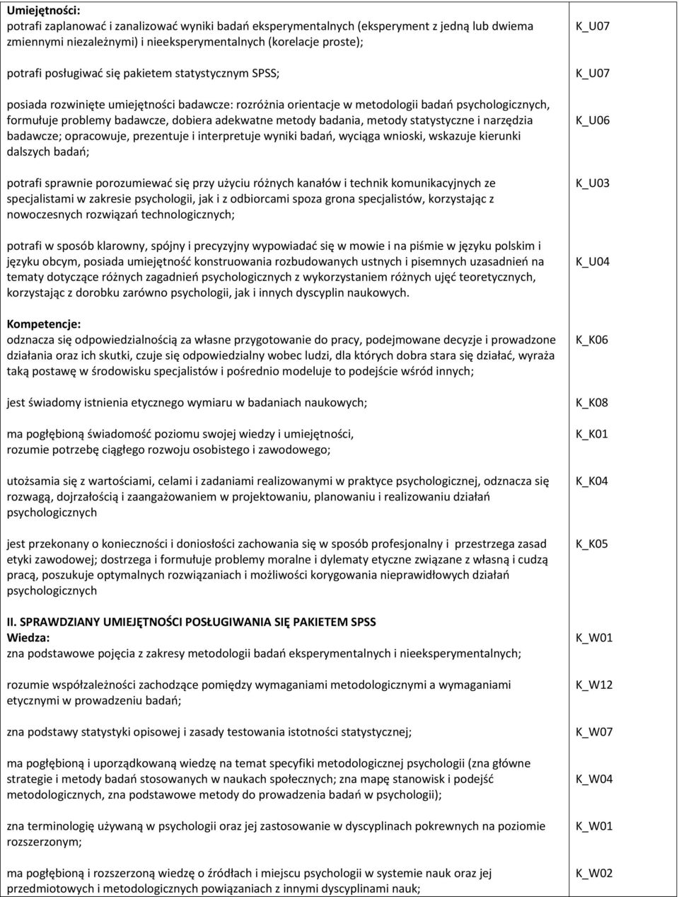 zawodowego; pracą, poszukuje optymalnych rozwiązaniach i możliwości korygowania nieprawidłowych działań II.