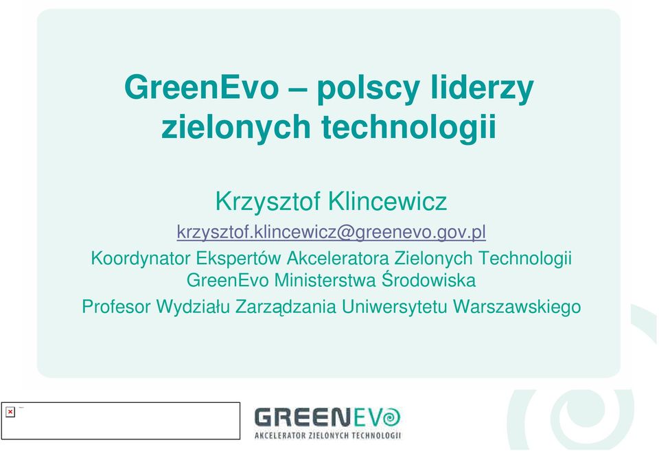 pl Koordynator Ekspertów Akceleratora Zielonych Technologii