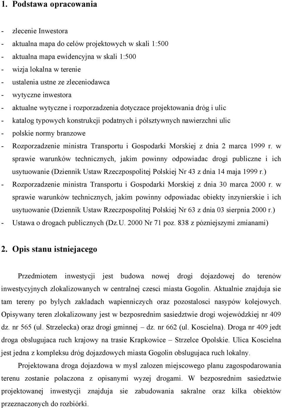 Rozporzadzenie ministra Transportu i Gospodarki Morskiej z dnia 2 marca 1999 r.