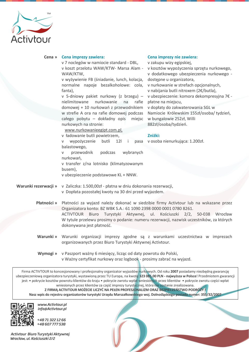 nurkowych na stronie: www.nurkowanieegipt.com.