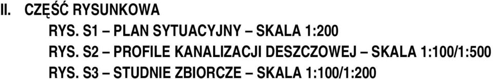 S2 PROFILE KANALIZACJI DESZCZOWEJ