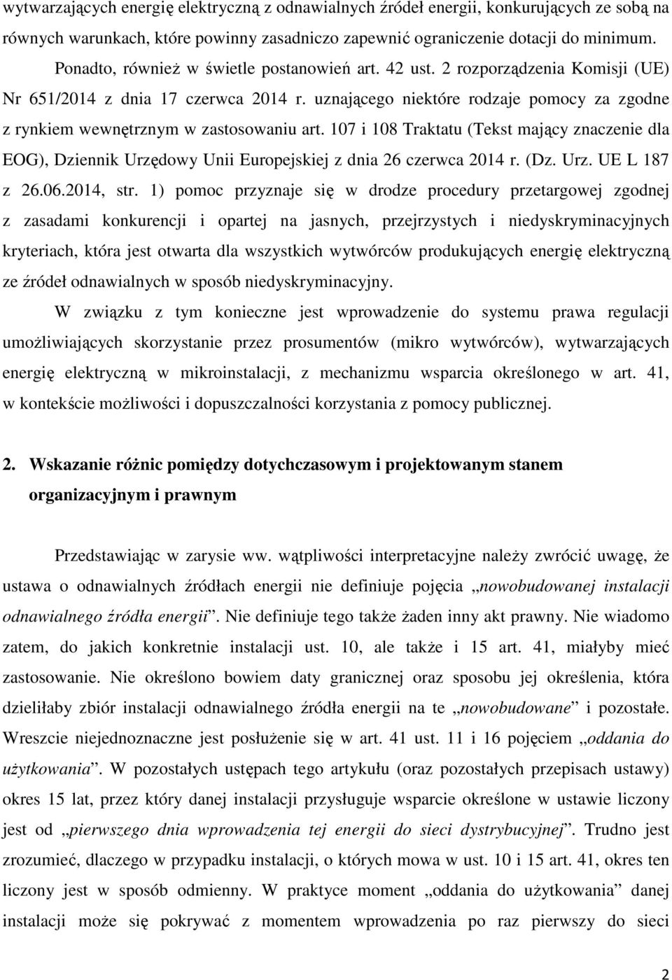 uznającego niektóre rodzaje pomocy za zgodne z rynkiem wewnętrznym w zastosowaniu art.