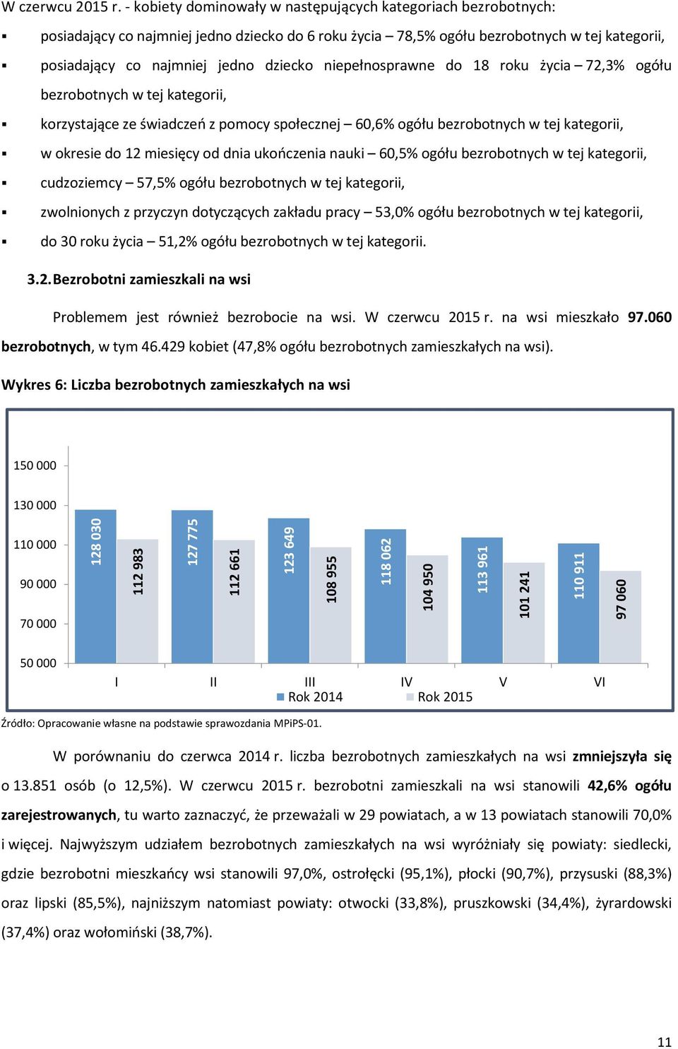 życia 72,3% ogółu w tej kategorii, korzystające ze świadczeń z pomocy społecznej 60,6% ogółu w tej kategorii, w okresie do 12 miesięcy od dnia ukończenia nauki 60,5% ogółu w tej kategorii,