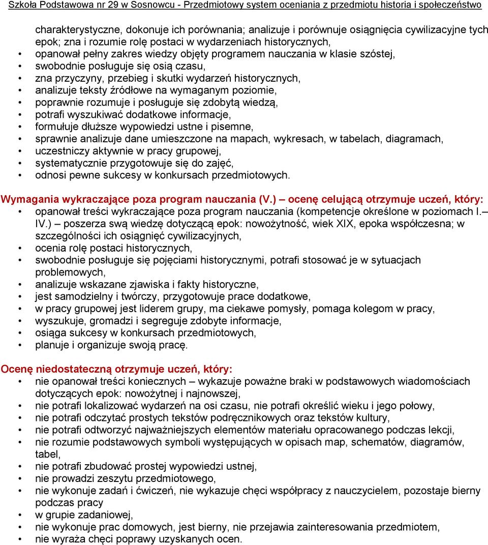 i posługuje się zdobytą wiedzą, potrafi wyszukiwać dodatkowe informacje, formułuje dłuższe wypowiedzi ustne i pisemne, sprawnie analizuje dane umieszczone na mapach, wykresach, w tabelach,