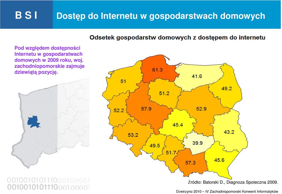 domowych w 2009 roku, woj.