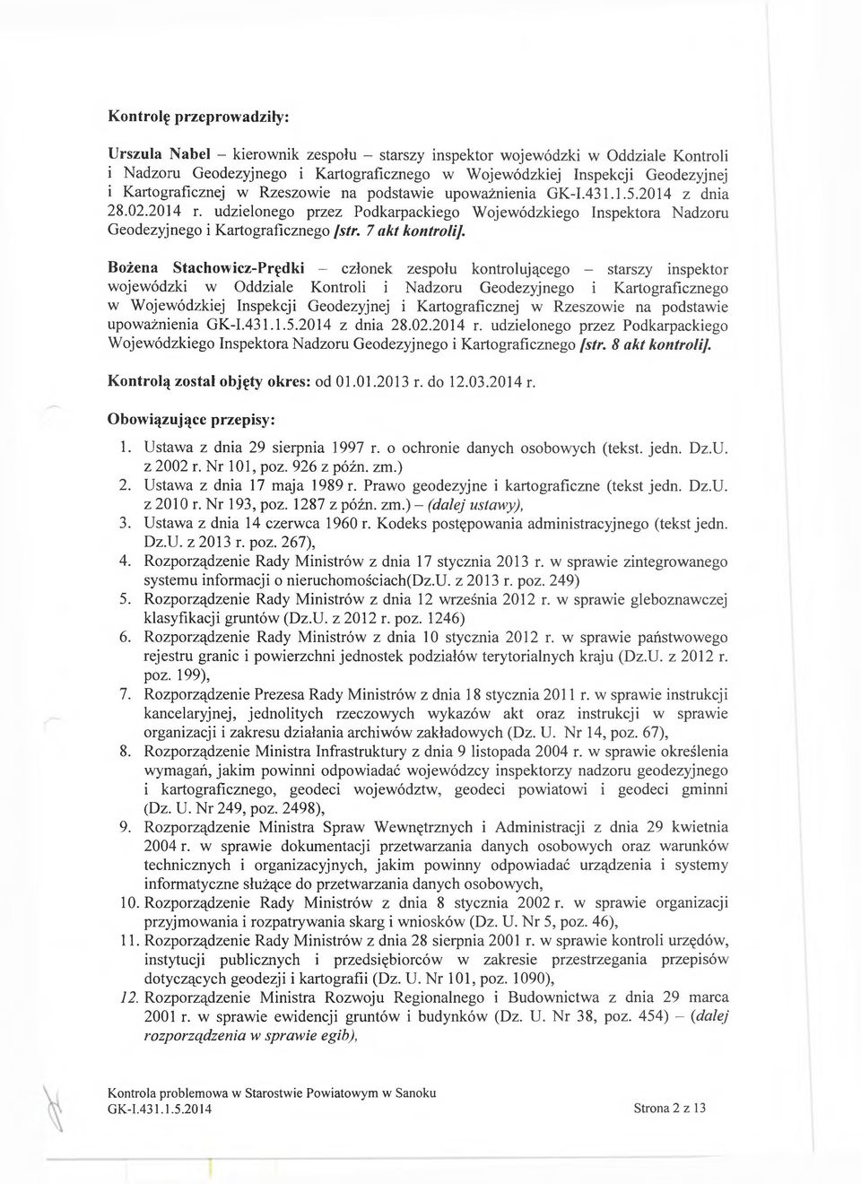 7 akt kontroli].