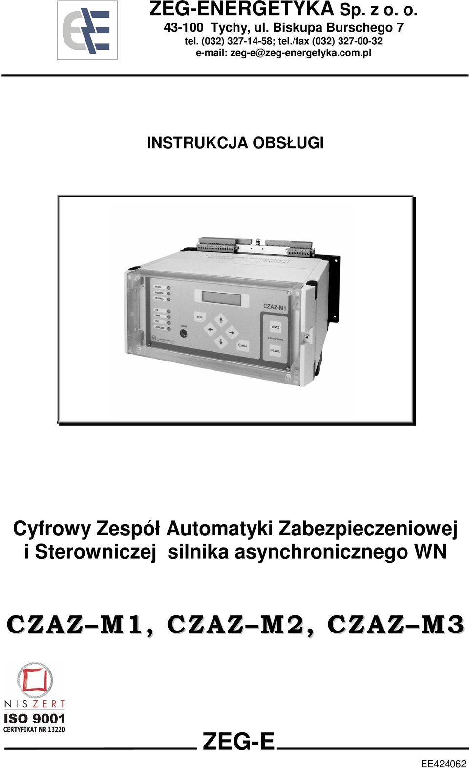 /fax (032) 327-00-32 e-mail: zeg-e@zeg-energetyka.com.