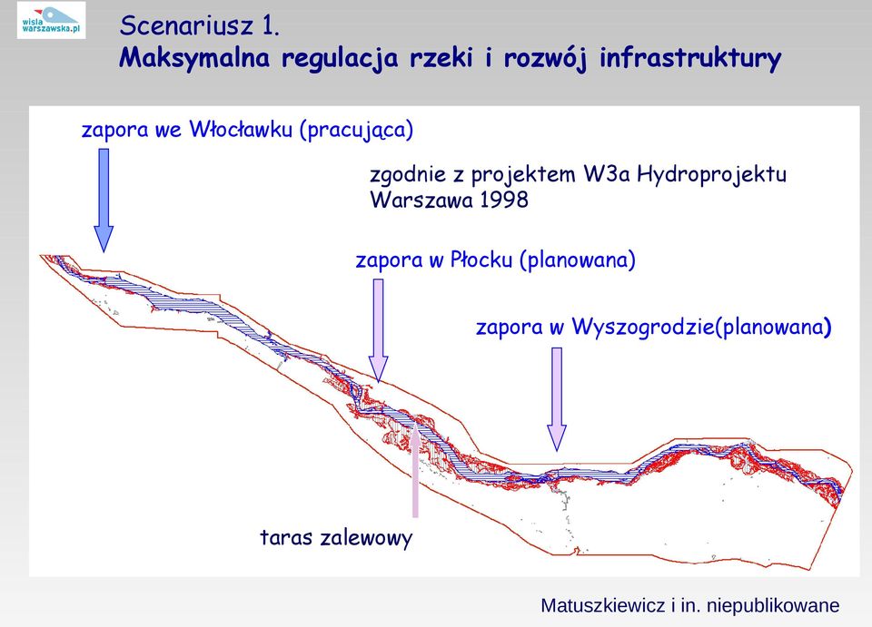 Włocławku (pracująca) zgodnie z projektem W3a Hydroprojektu