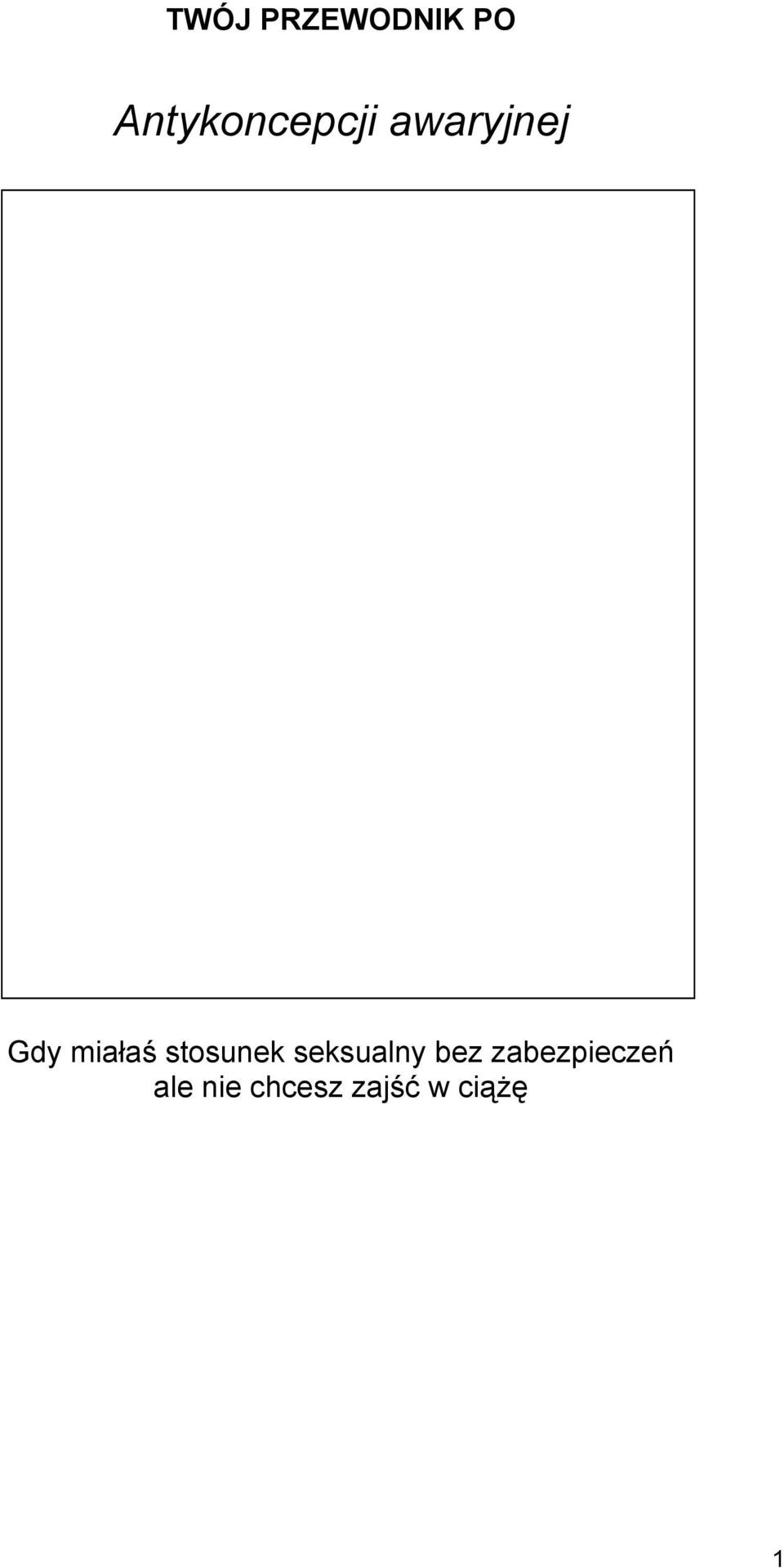 stosunek seksualny bez