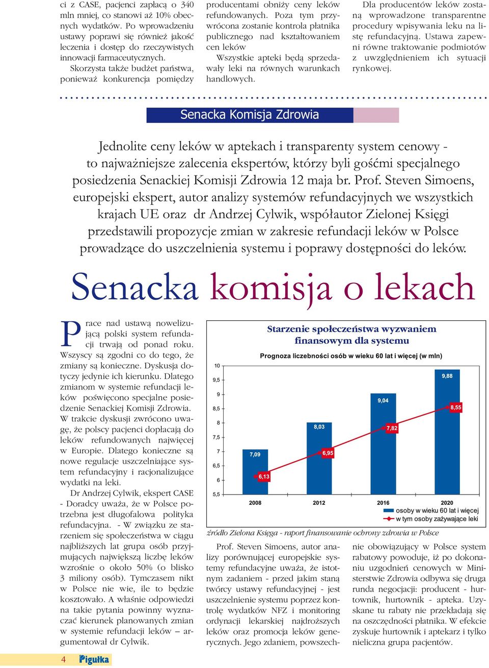 Poza tym przywrócona zostanie kontrola płatnika publicznego nad kształtowaniem cen leków Wszystkie apteki będą sprzedawały leki na równych warunkach handlowych.