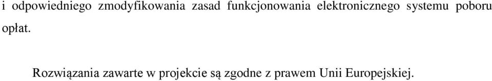 poboru opłat.