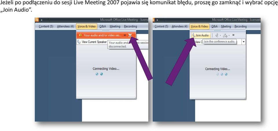 komunikat błędu, proszę go