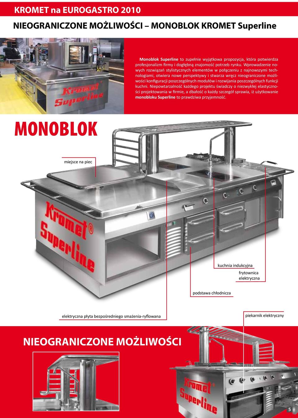 Wprowadzenie nowych rozwiązań stylistycznych elementów w połączeniu z najnowszymi technologiami, otwiera nowe perspektywy i stwarza wręcz nieograniczone możliwości konfiguracji poszczególnych modułów