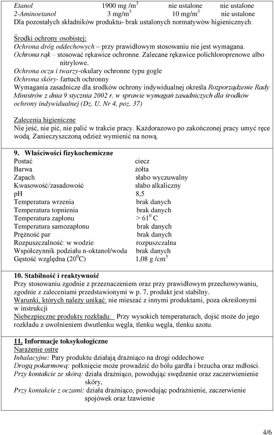 Ochrona oczu i twarzy-okulary ochronne typu gogle Ochrona skóry- fartuch ochronny Wymagania zasadnicze dla środków ochrony indywidualnej określa Rozporządzenie Rady Ministrów z dnia 9 stycznia 2002 r.