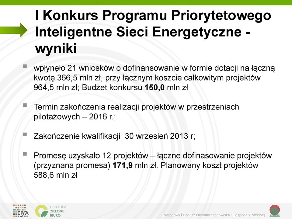 Termin zakończenia realizacji projektów w przestrzeniach pilotażowych 2016 r.