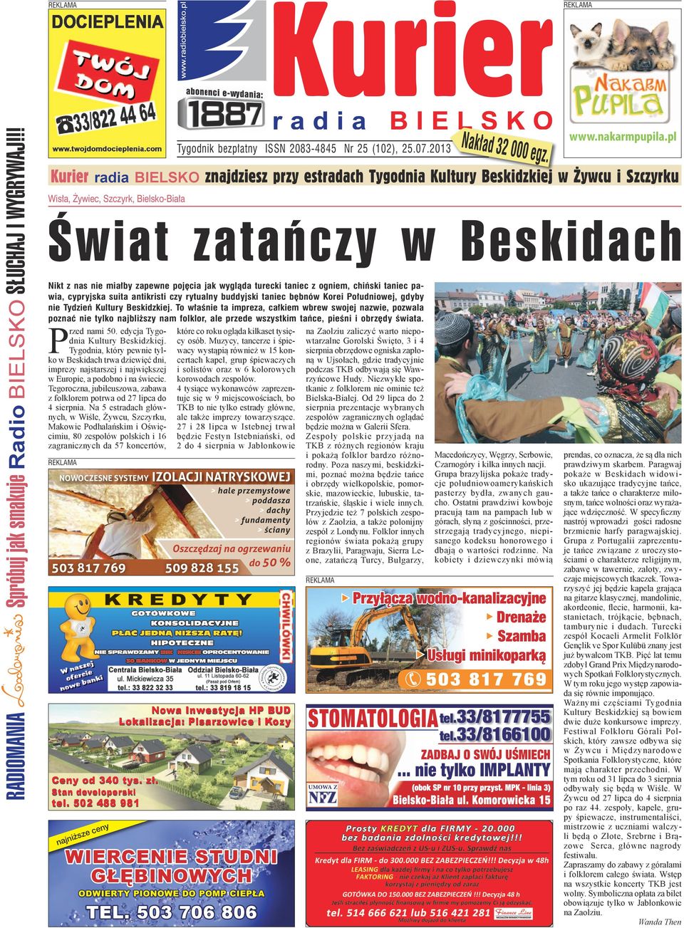Swj projekt szybkiej noweliza- Chrzecijan i ydw. Lipnk nad Bevou - Bravantice (kierunek. Czeski Cieszyn, Ostrawa). 18.00 21.00 Radio Randka. Podbeskidzie: kryzys u bram!