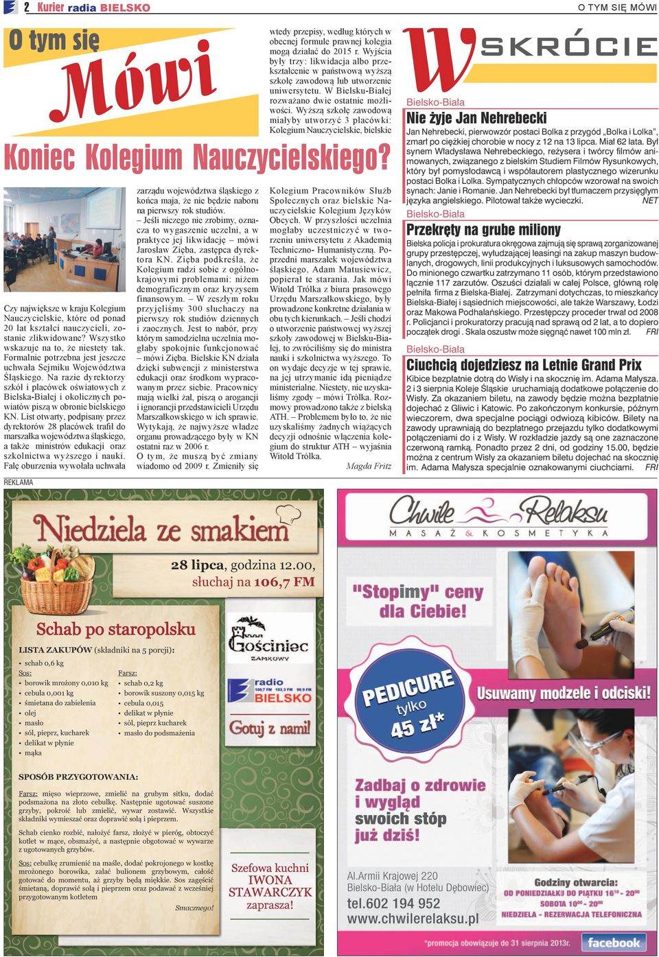 A W tym tygodniu chrzecijanie obchodz najwiksze gwatowny rozwj huty, a z nim szybki rozwj demograficzny podtrzy nieckich USA), 0.50 Wicej niz randka (film kanadyjski), brachcice - Lipnik, Zabrzeg - IRP CZ. Cz. Cieszyn B Untitled