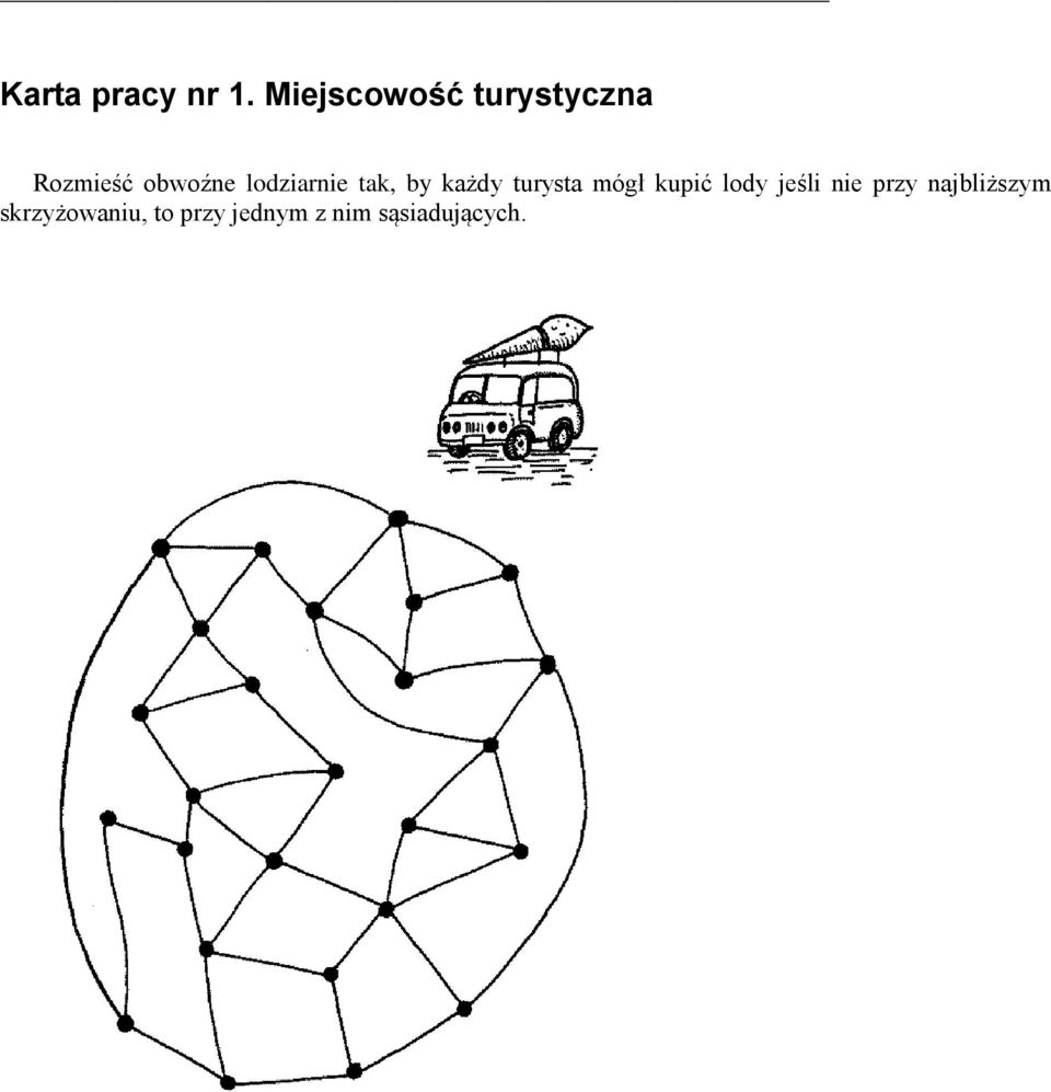 lodziarnie tak, by każdy turysta mógł kupić