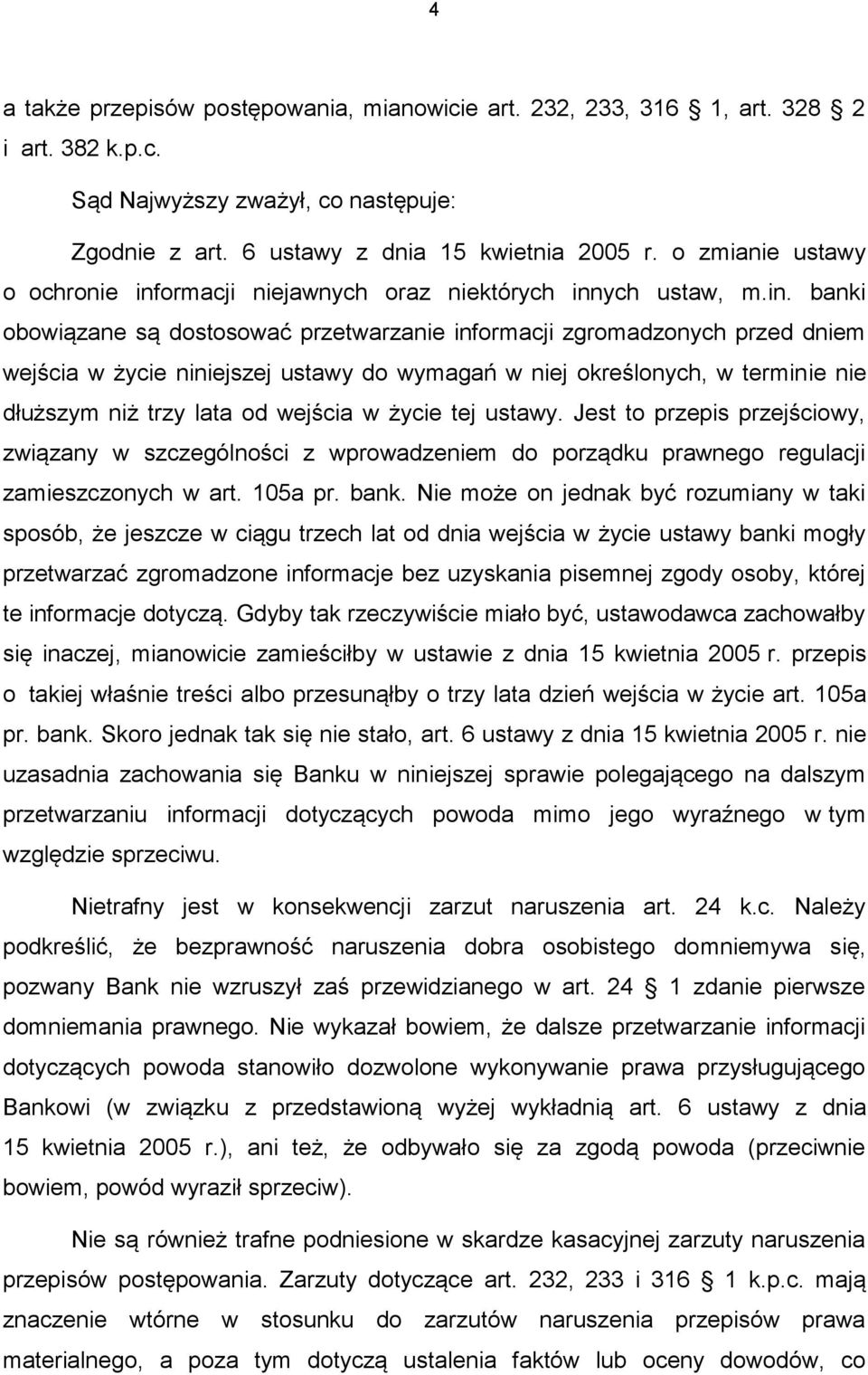ormacji niejawnych oraz niektórych inn