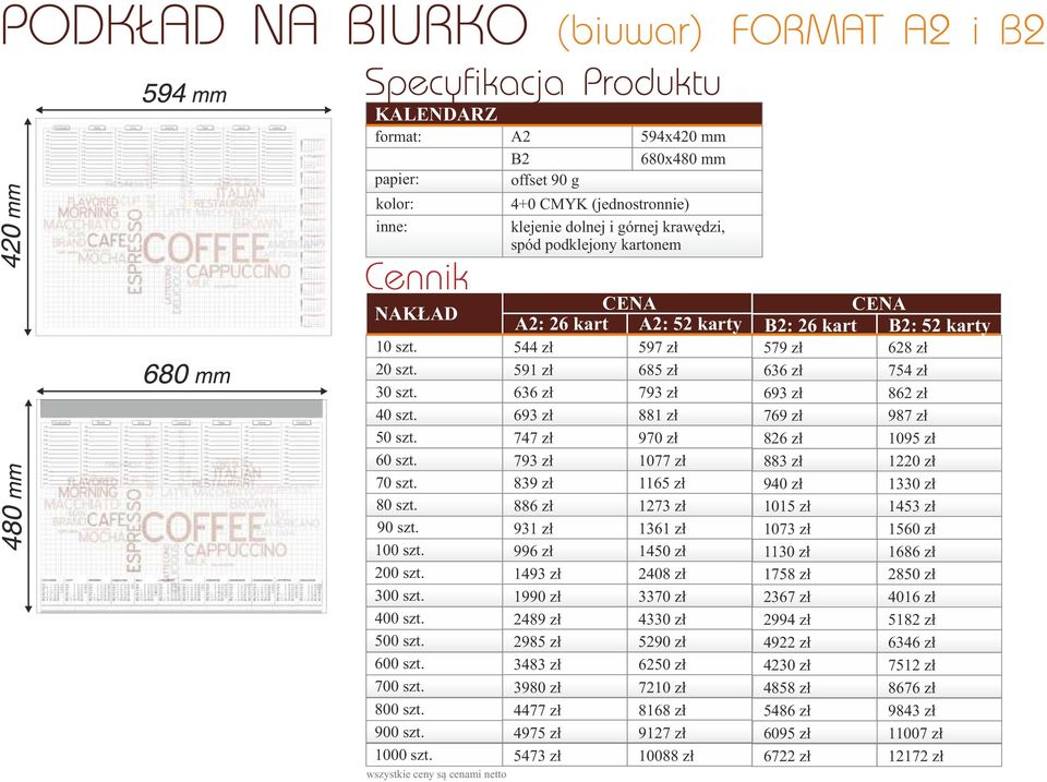zł 1077 zł 1165 zł 1273 zł 1361 zł 1450 zł 2408 zł 3370 zł 4330 zł 5290 zł 6250 zł 7210 zł 8168 zł 9127 zł 10088 zł B2: 26 kart B2: 52 karty 579 zł 636 zł 693 zł 769 zł 826 zł 883 zł 940 zł 1015 zł