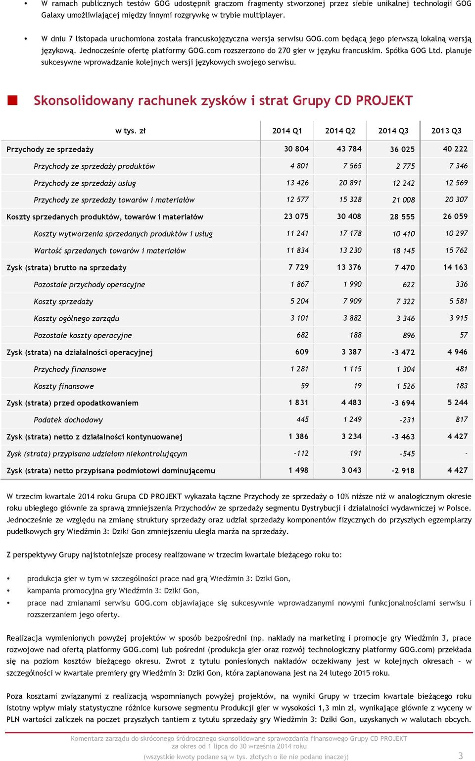 com rozszerzono do 270 gier w języku francuskim. Spółka GOG Ltd. planuje sukcesywne wprowadzanie kolejnych wersji językowych swojego serwisu.