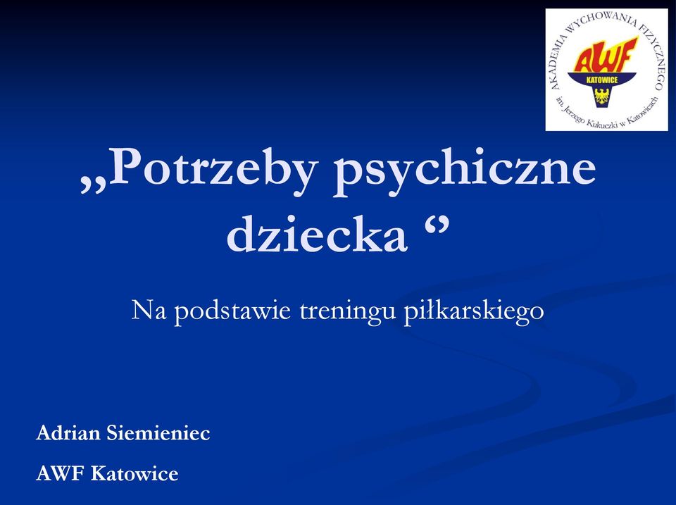 treningu piłkarskiego