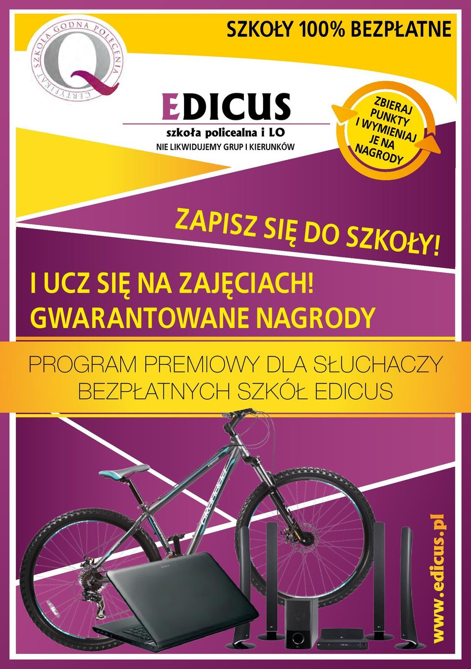 I UCZ SIĘ NA ZAJĘCIACH!
