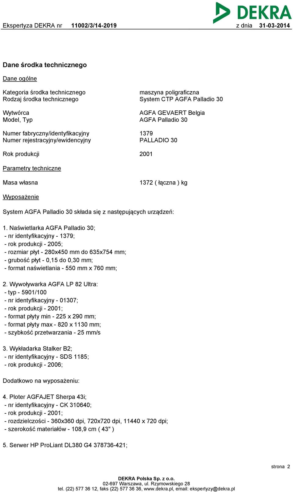 się z następujących urządzeń: 1.