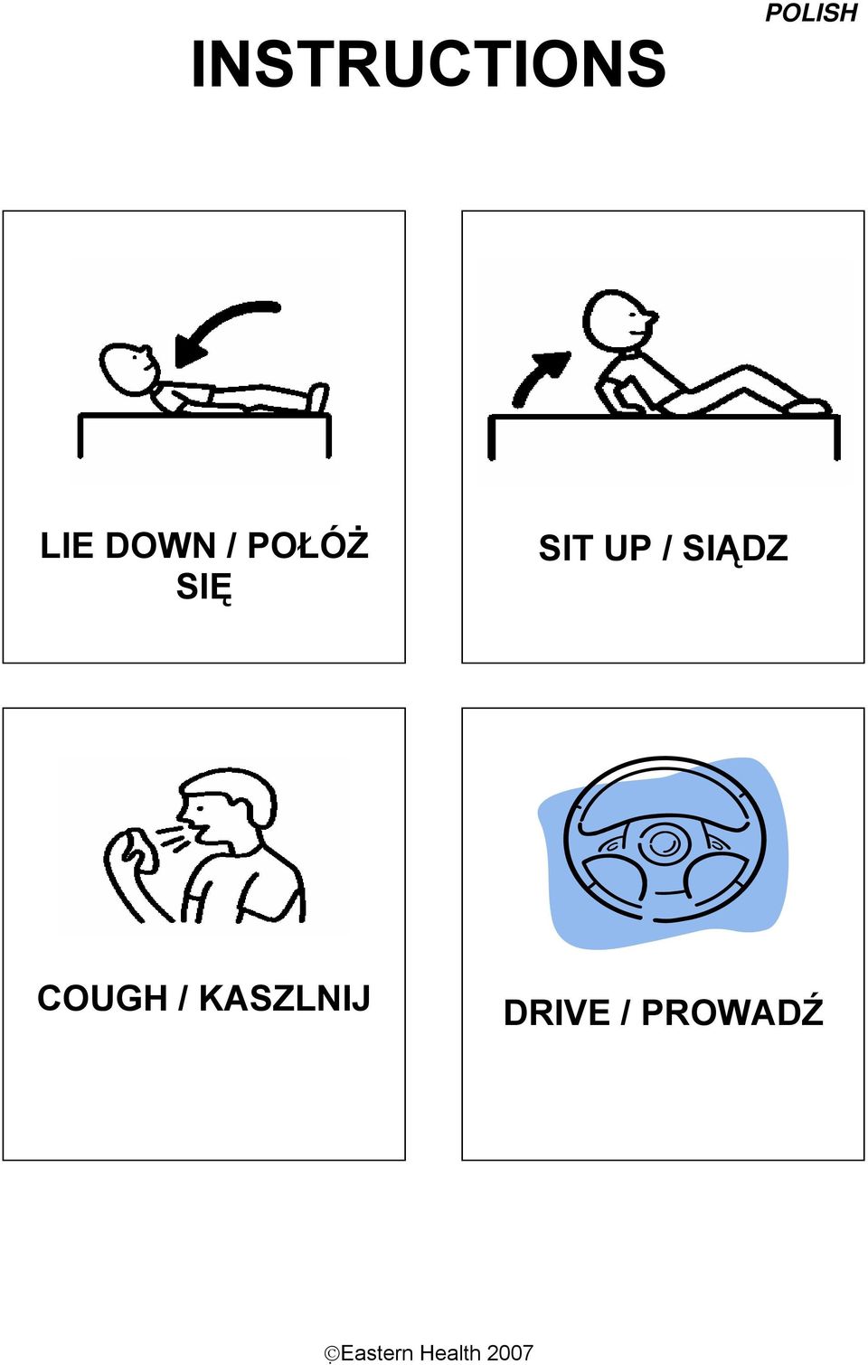 UP / SIĄDZ COUGH /