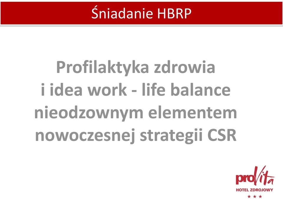 balance nieodzownym