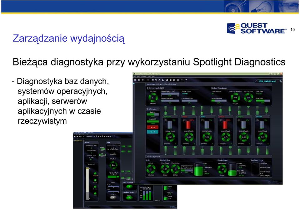 Diagnostyka baz danych, systemów operacyjnych,