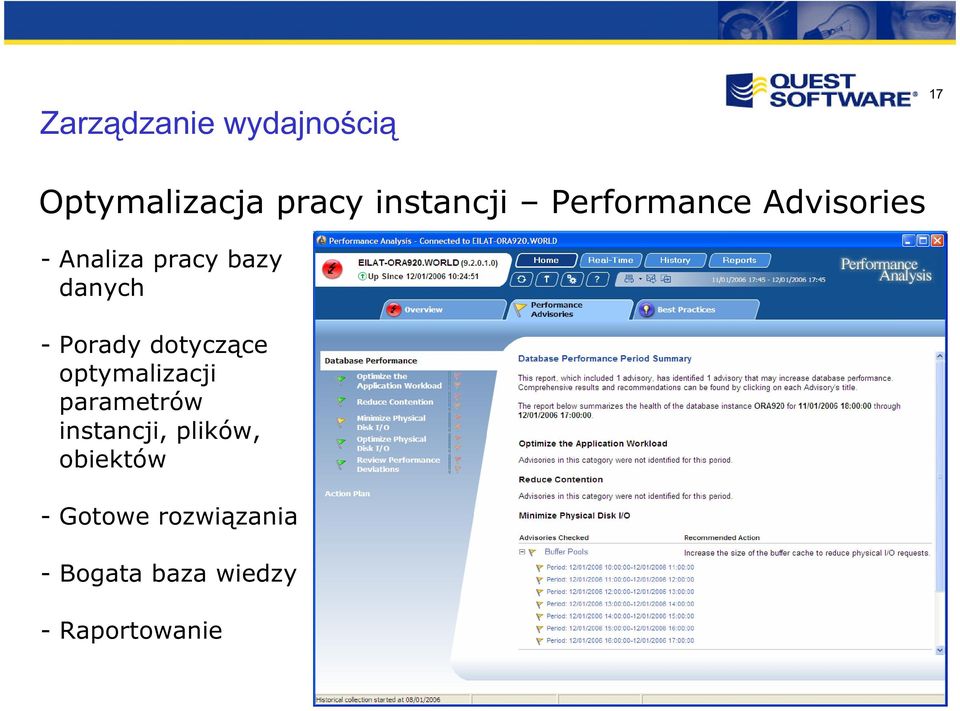 Porady dotyczące optymalizacji parametrów instancji,