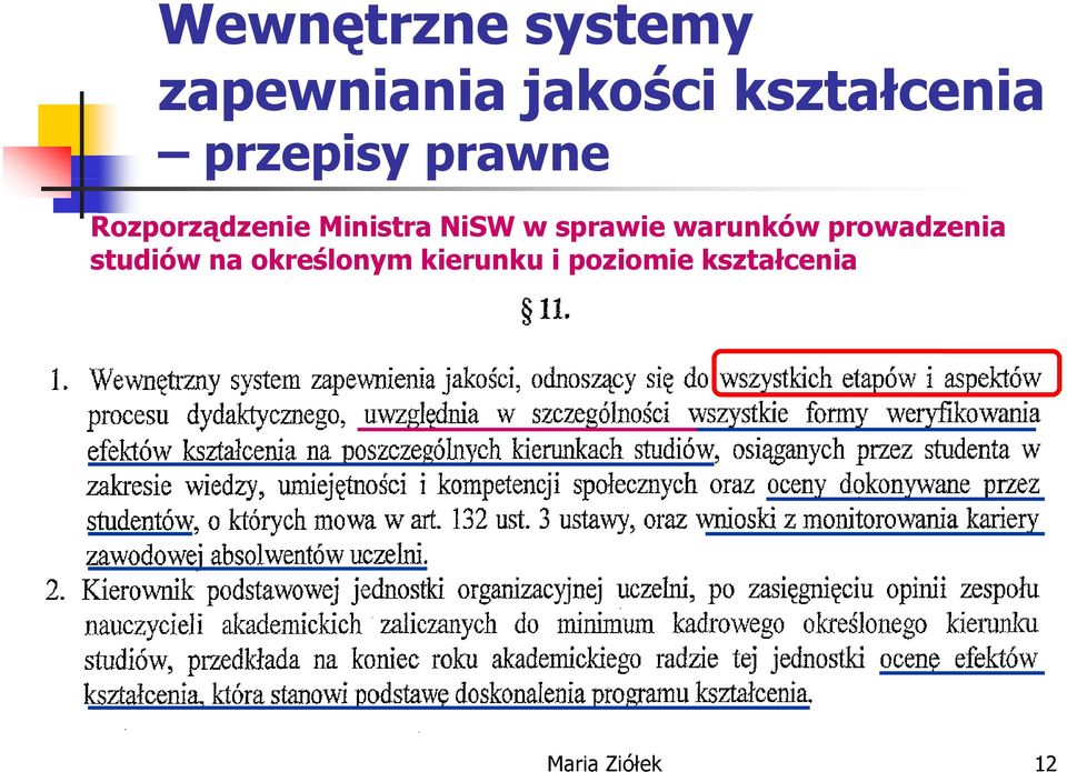 Ministra NiSW w sprawie warunków prowadzenia