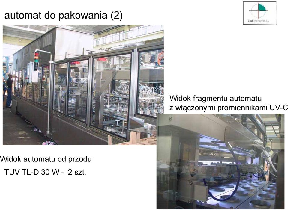 promiennikami UV-C Widok