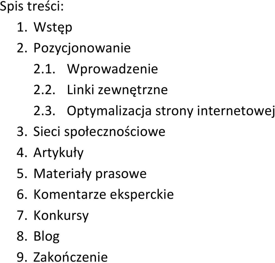 Optymalizacja strony internetowej 3.