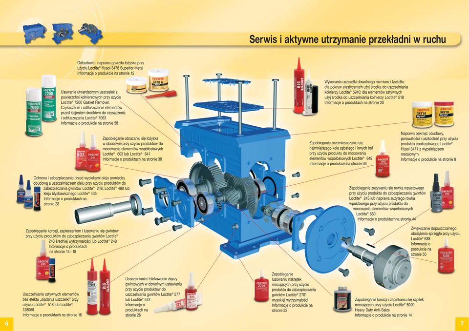 Czyszczenie i odtłuszczenie elementów przed klejeniem środkiem do czyszczenia i odtłuszczania Loctite 7063 Informacje o produkcie na stronie 58 Wykonanie uszczelki dowolnego rozmiaru i kształtu: dla