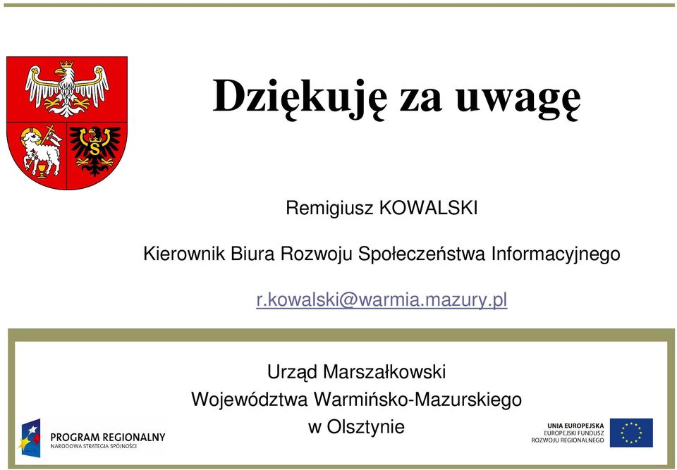 Informacyjnego r.kowalski@warmia.mazury.