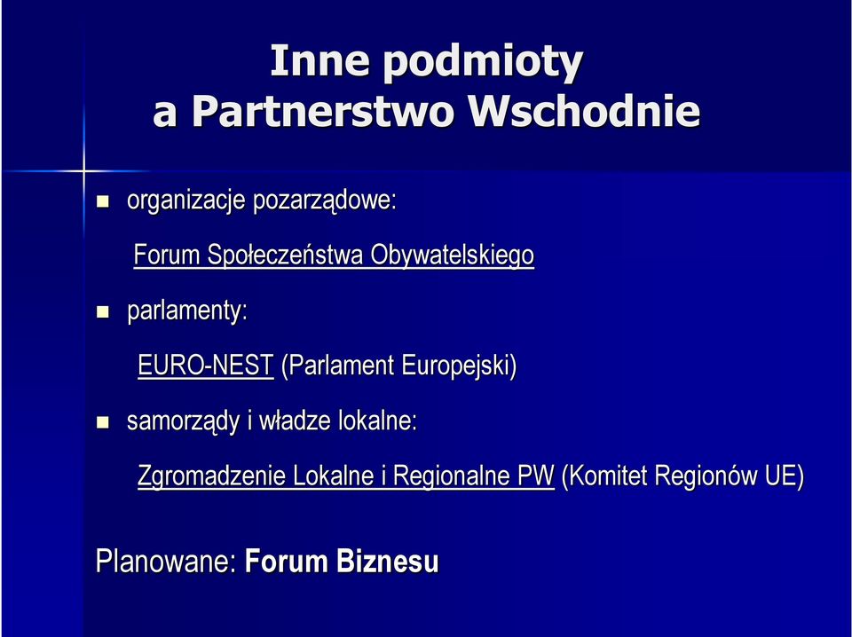 (Parlament Europejski) samorządy i władze lokalne: Zgromadzenie