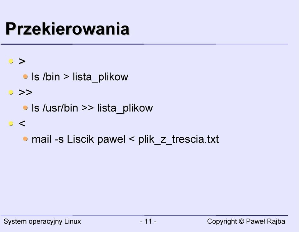 lista_plikow < mail -s Liscik