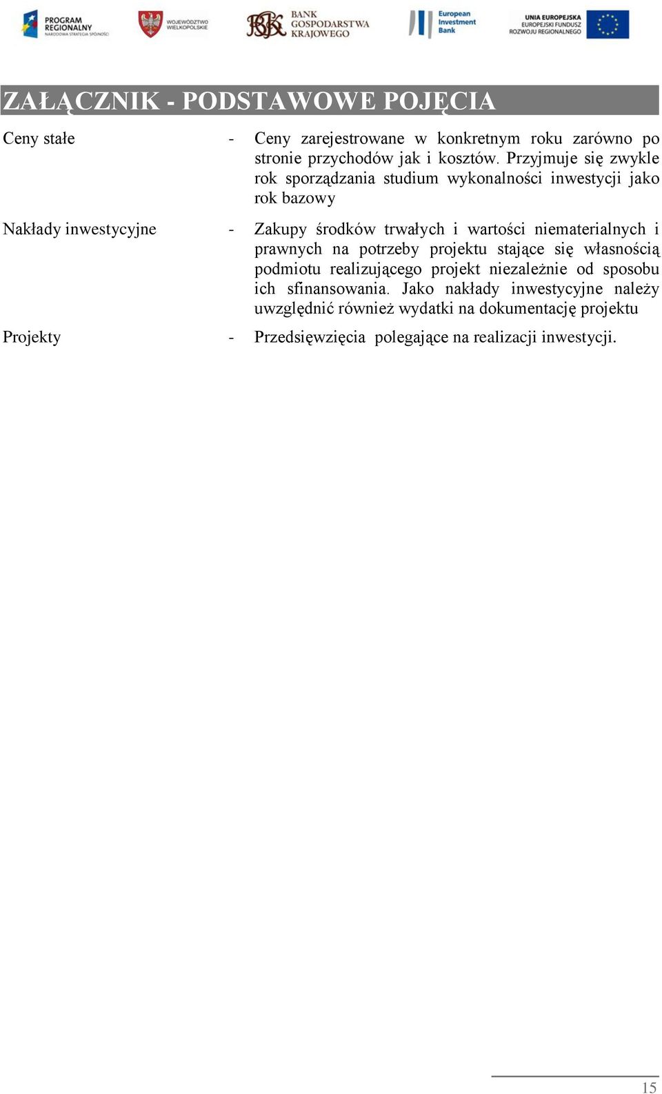 wartości niematerialnych i prawnych na potrzeby projektu stające się własnością podmiotu realizującego projekt niezależnie od sposobu ich