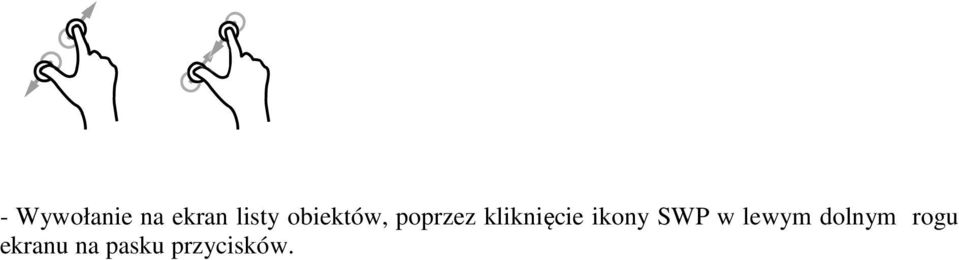 ikony SWP w lewym dolnym