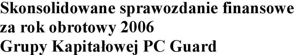 2006 Grupy